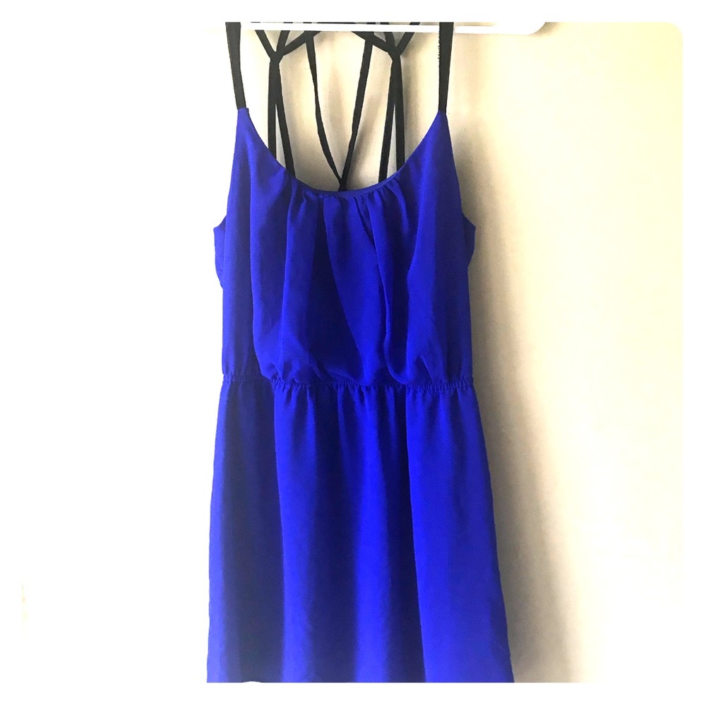 Cobalt blue sun dress